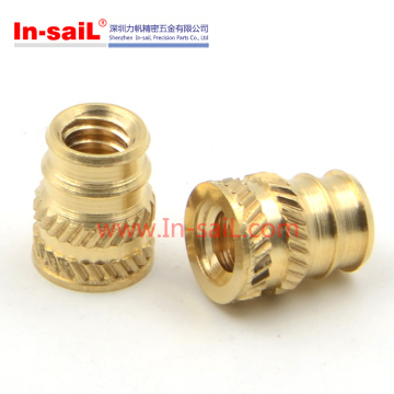 Ultrasonic Brass Threaded Inserts in Cell Phone Case Plastic Case